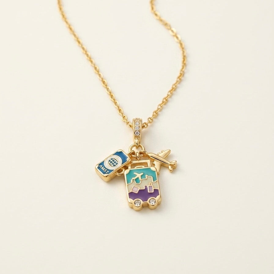 Travel Charm necklace