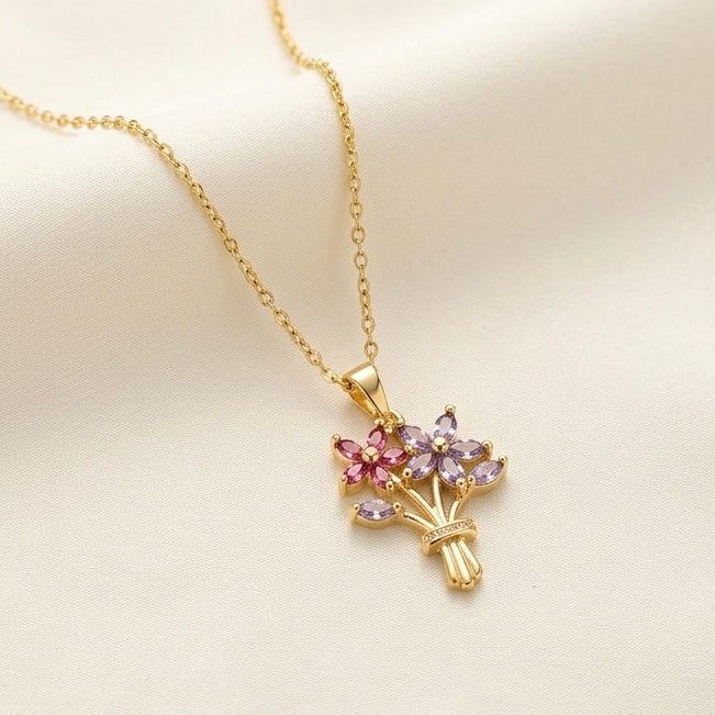 Bouquet necklace