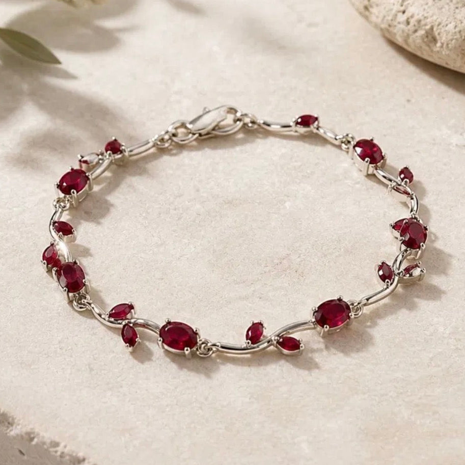 Crimson Passion Vine Bracelet