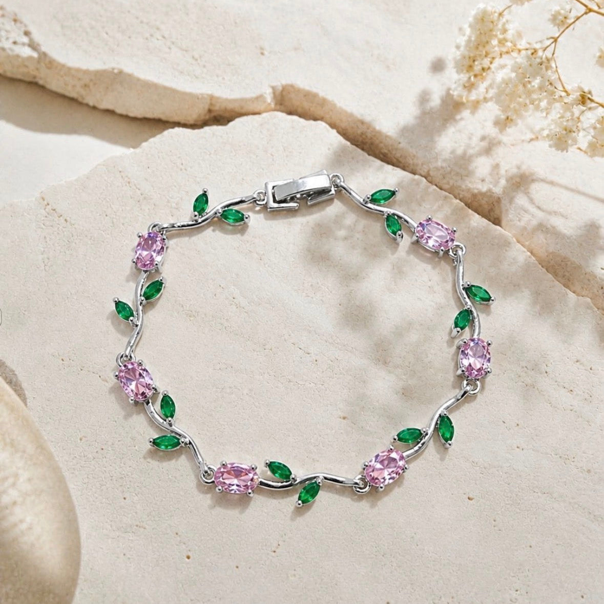 Rose Petal Garden Bracelet