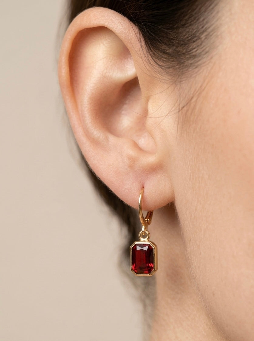 Red emerald set